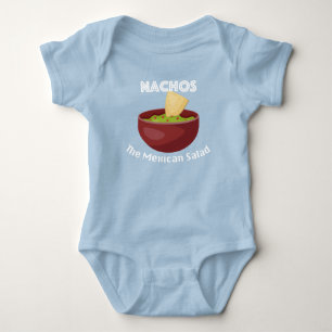 Nachos, The Mexican Salad - Baby Jersey Bodysuit