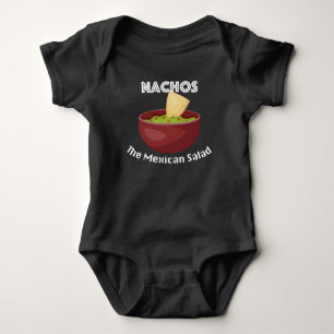 Nachos, The Mexican Salad - Baby Jersey Bodysuit