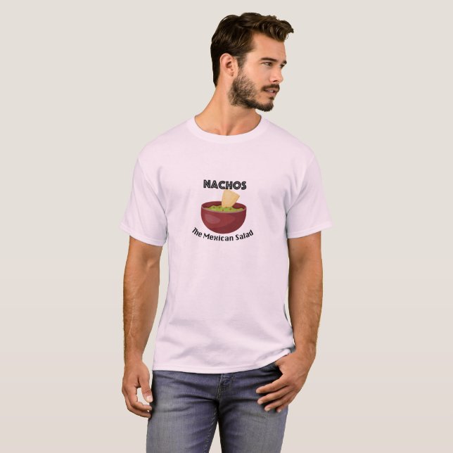Nachos, The Mexican Salad - Men's Basic T-Shirt (Front Full)