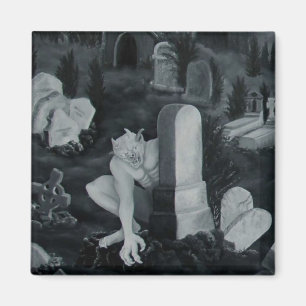 Nachts auf dem Friedhof - Teufel Magnet