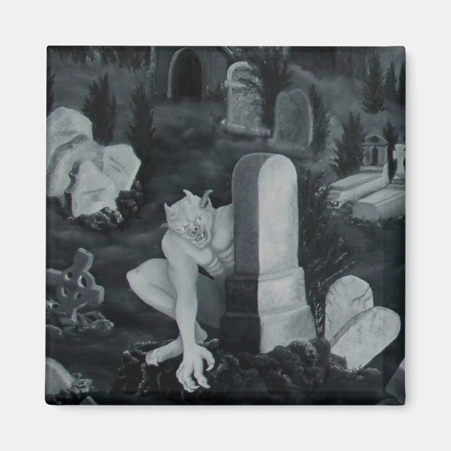 Nachts auf dem Friedhof - Teufel Magnet (Front)