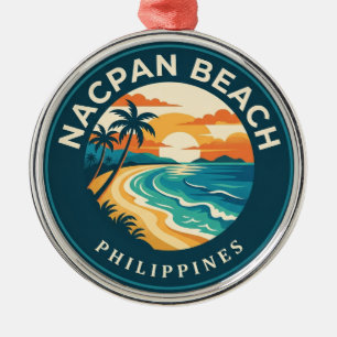 Nacpan Beach Philippines Metal Tree Decoration