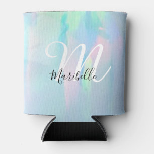 Nacre coastal tropical elegant beach can cooler