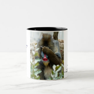 Nada-Monkey #103 Two-Tone Coffee Mug