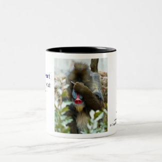 Nada-Monkey #92 Two-Tone Coffee Mug
