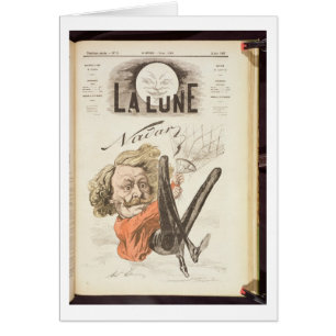 Nadar (1820-1910) title page of 'La Lune', publish