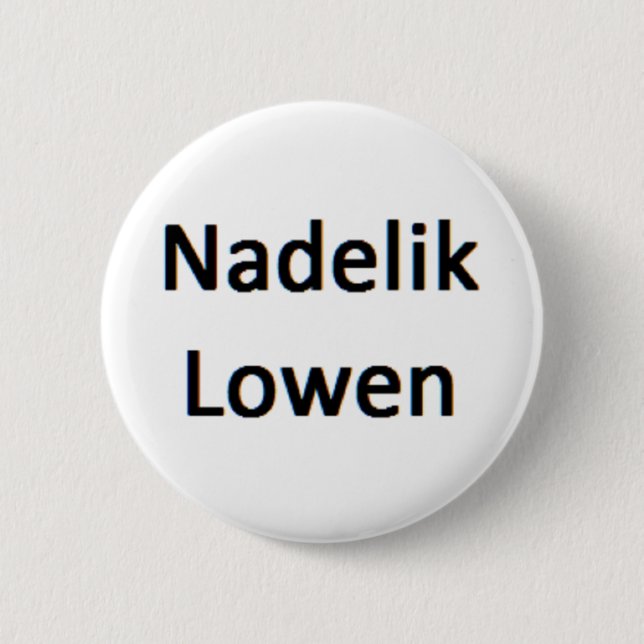 nadelik lowen coffee mug 6 cm round badge (Front)