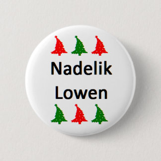 nadelik lowen trees 6 cm round badge