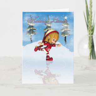 Nadolig Llawen A Blwyddyn Newydd Dda Welsh Christm Holiday Card