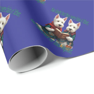 Nae Doubt But They Were Fain O Ither The Two Dogs Wrapping Paper