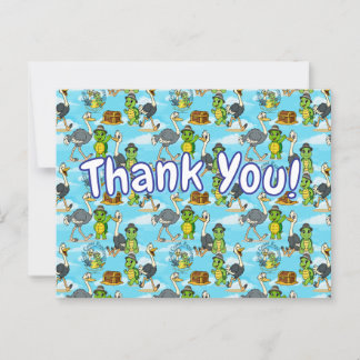 Nae Nae & Lulu Adventures Thank You Postcard