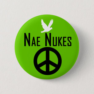 Nae Nukes Scottish Independence Indy Dove Badge