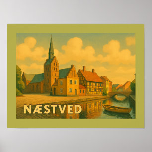 Næstved Denmark Church Poster