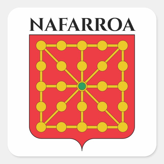 Nafarroa Square Sticker (Front)