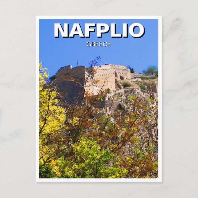 Nafplio Greece Travel Postcard (Front)
