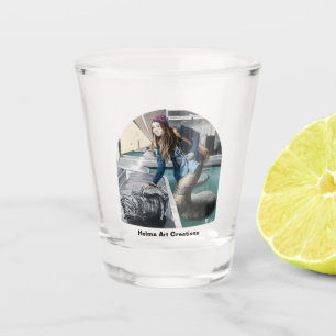 Naga Explorer World Travel Fantasy Art Shot Glass