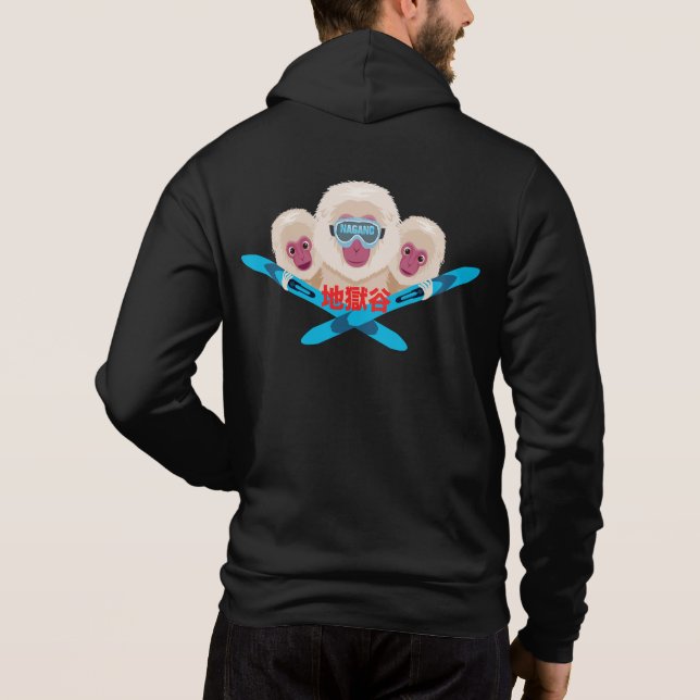 Nagano Skier Hoodie (Back)