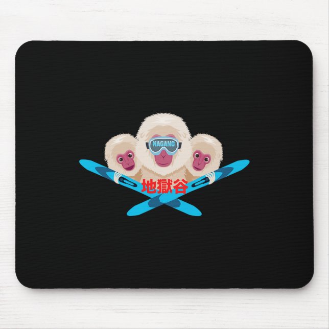 Nagano Skier  Mouse Mat (Front)