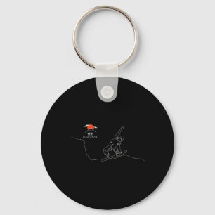 Nagano Snowboard Key Ring