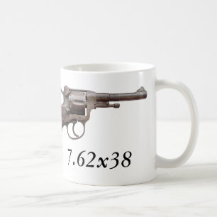 Nagant Revolver m1895 soviet russian ww2 mug! Coffee Mug