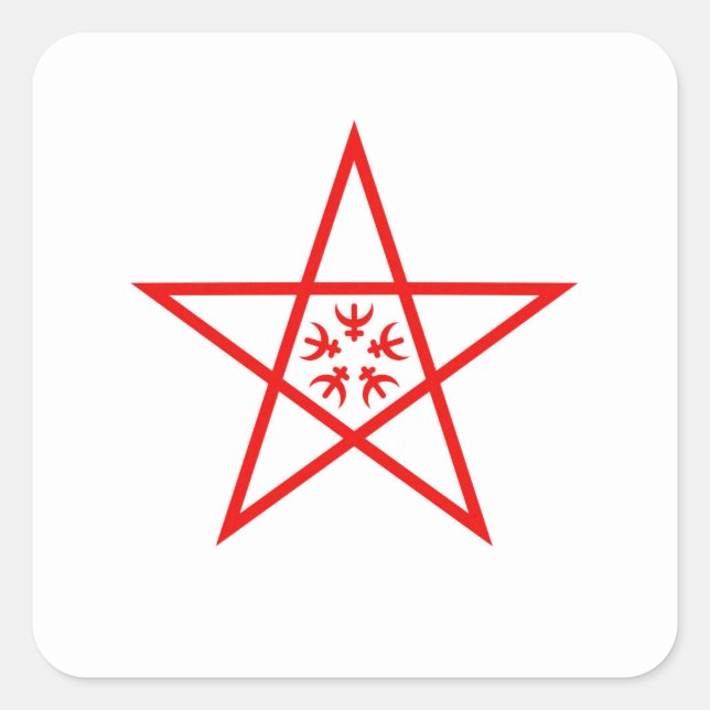 Nagasaki city flag Nagasaki prefecture japan symbo Square Sticker (Front)