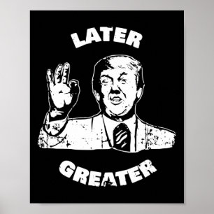 Nagasaki Fats later Greater' Funny Cute Pro Anti T Poster