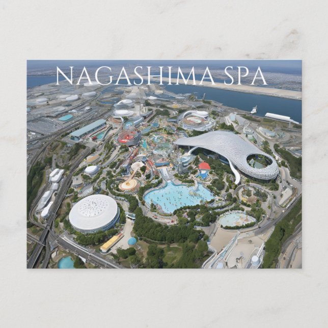 Nagashima Spa Land Postcard (Front)