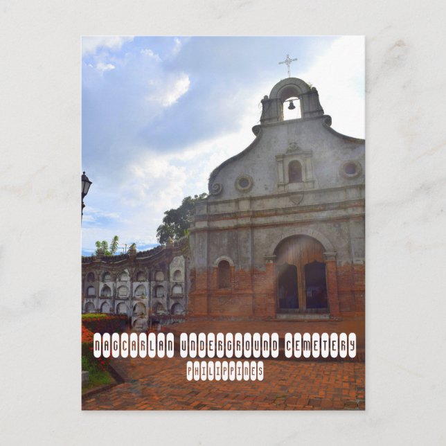 Nagcarlan Underground Cemetery Postcard (Front)