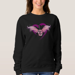 Nagelfee Nail Studio For Beauticians And Nail Ers Sweatshirt