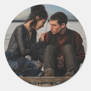 Nagini & Credence Photo Classic Round Sticker