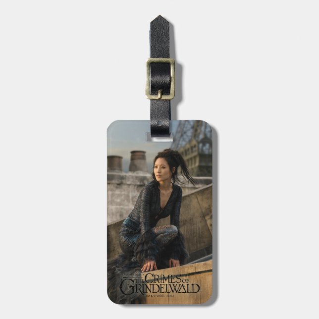 Nagini on Rooftop Photo Luggage Tag (Front Vertical)