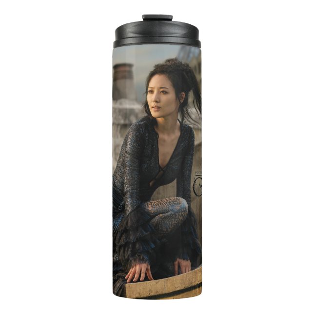 Nagini on Rooftop Photo Thermal Tumbler (Front)