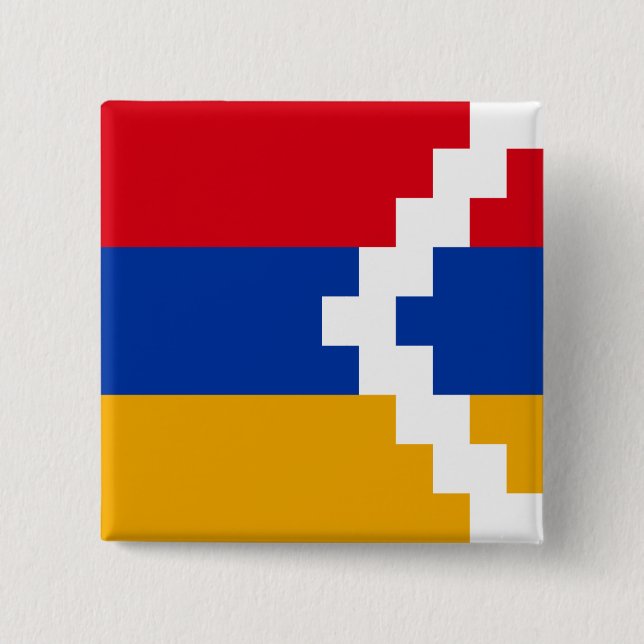 Nagorno Karabakh Flag 15 Cm Square Badge (Front)