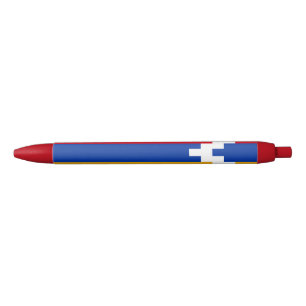Nagorno Karabakh Flag Blue Ink Pen