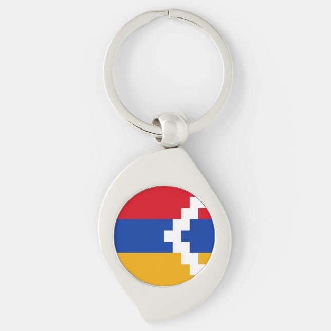 Nagorno Karabakh Flag Key Ring (Front)