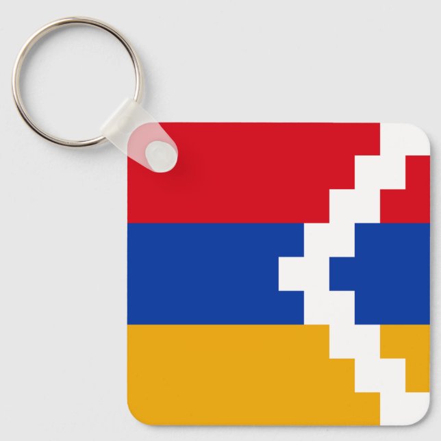 Nagorno Karabakh Flag Key Ring (Front)