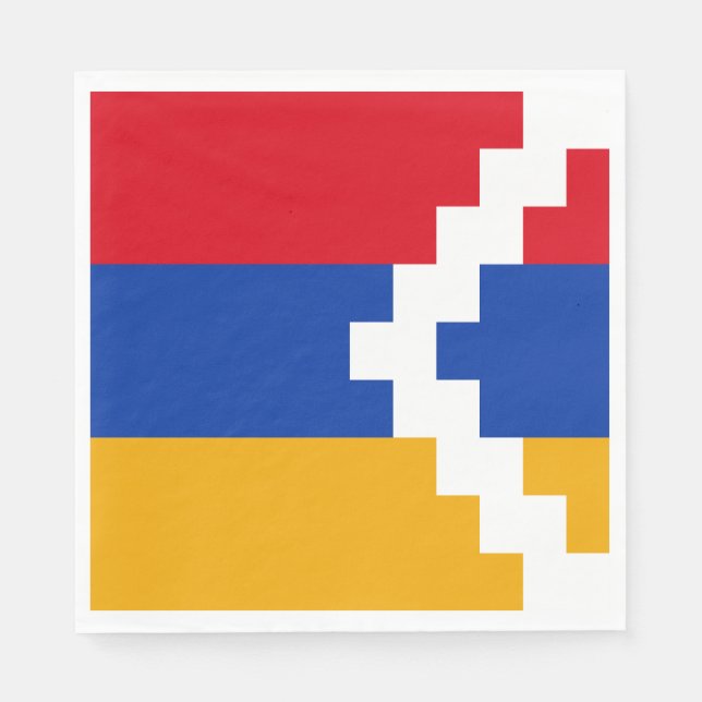 Nagorno Karabakh Flag Napkin (Front)