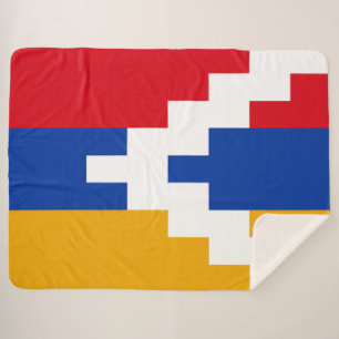 Nagorno Karabakh Flag Sherpa Blanket