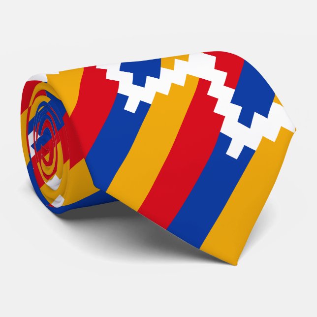 Nagorno Karabakh Flag Tie (Rolled)