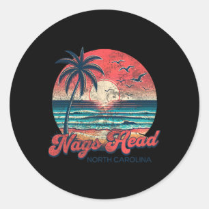 Nags Head  Classic Round Sticker