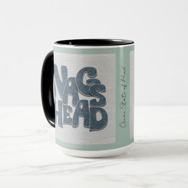 Nags Head Denim Mug | Outer Banks North Carolina  (Front Left)
