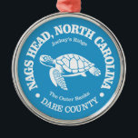 Nags Head (sea turtle) Metal Tree Decoration<br><div class="desc">Nags Head,  North Carolina.</div>