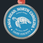Nags Head (sea turtle) Metal Tree Decoration<br><div class="desc">Nags Head,  North Carolina.</div>