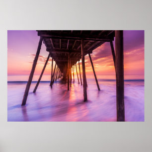 Nags Head Sunrise North Carolina Poster