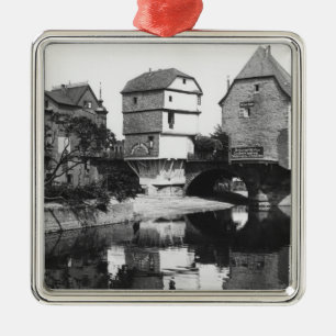 Nahe Bridge, Bad Kreuznach, c.1910 Metal Tree Decoration