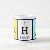 Nahla periodic table name mug (Center)