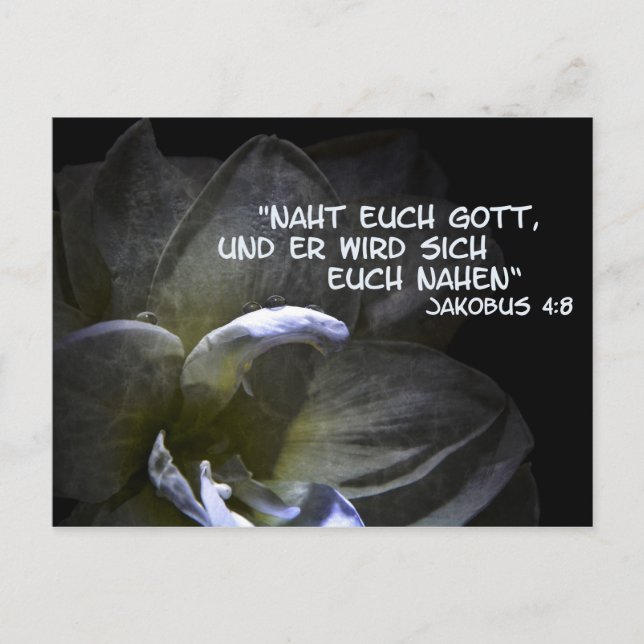Naht euch Gott Postcard (Front)