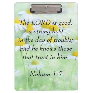 Nahum 1:7 clipboard