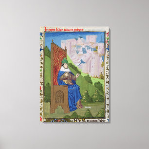 Nahum announcing the destruction of Nineveh Canvas Print