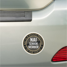 NAI Senior Member Car Magnet